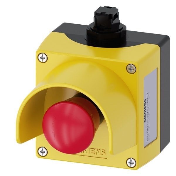 SIEMENS - AS-Interface-Gehäuse für Befehlsgeräte 22mm, Kunststoff, gelb, Schutzkragen