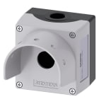 SIEMENS - Gehäuse für Befehlsgeräte, 22mm, rund, Metall, grau, 1 Befehlstelle