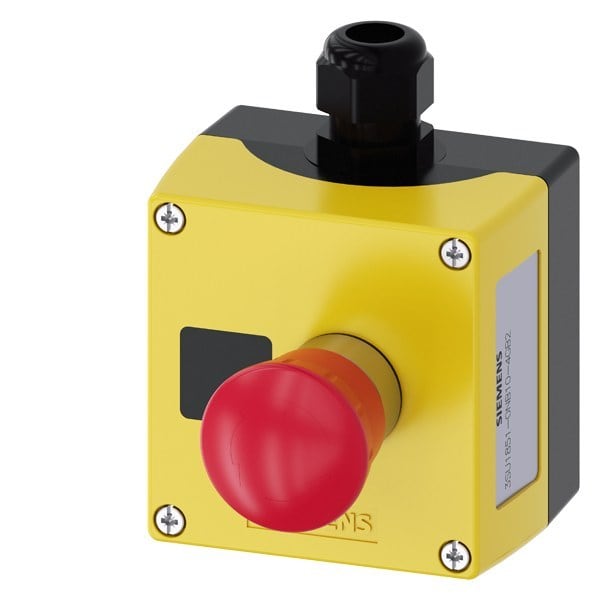 SIEMENS - AS-Interface-Gehäuse für Befehlsgeräte 22mm, Metall, gelb