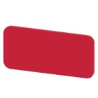 SIEMENS - Bezeichnungsschild 12,5x27mm, Schild rot, ohne Aufschrift