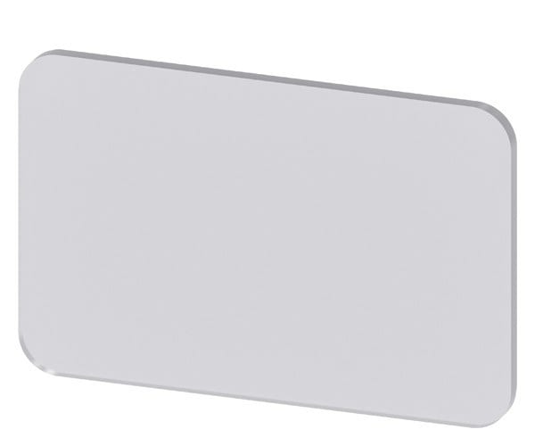 SIEMENS - Bezeichnungsschild 17,5x27mm, transparent, ohne Aufschrift