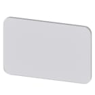 SIEMENS - Bezeichnungsschild 17,5x27mm, transparent, ohne Aufschrift