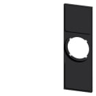 SIEMENS - Schildträger für Koordinatenschalter, schwarz, für Schildgröße 27x27mm