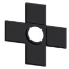 SIEMENS - Schildträger für Koordinatenschalter, schwarz, für Schildgröße 27x27mm