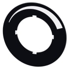 SIEMENS - Bezeichnungsschild für Potentiometer, Schild schwarz, Symbol: Hochlauf