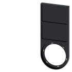 SIEMENS - Schildträger, flach, schwarz, für 2 Bezeichnungsschilder 17,5x27mm, zum Kleben