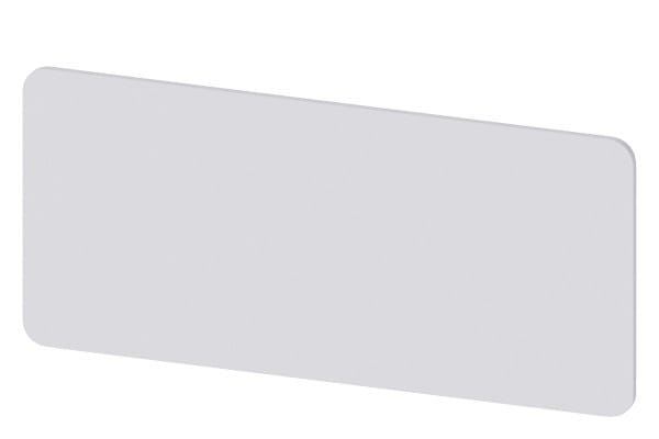 SIEMENS - Bezeichnungsschild zum Kleben auf Gehäuse, 25x55 mm, silber, ohne Aufschrift