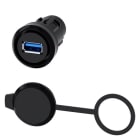 SIEMENS - USB-Anschluss, 22 mm, Kunststoff, schwarz