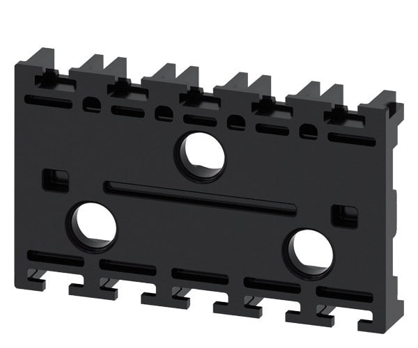 SIEMENS - Bodenbefestigungsadapter schwarz für Module mit Bodenbefestigung ohne Schrauben