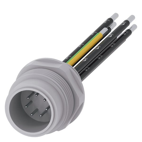 SIEMENS - Zub. Gerätestecker (6+PE) für M20x1,5 für Kabeldose 3SY3 123