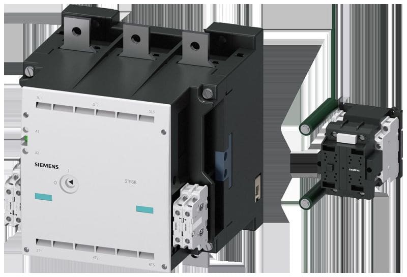 SIEMENS - Schütz Bgr.14 3pol. AC-3 335kW, 400/380V (690V) Hilfsschalter 33 (3NO+3NC)