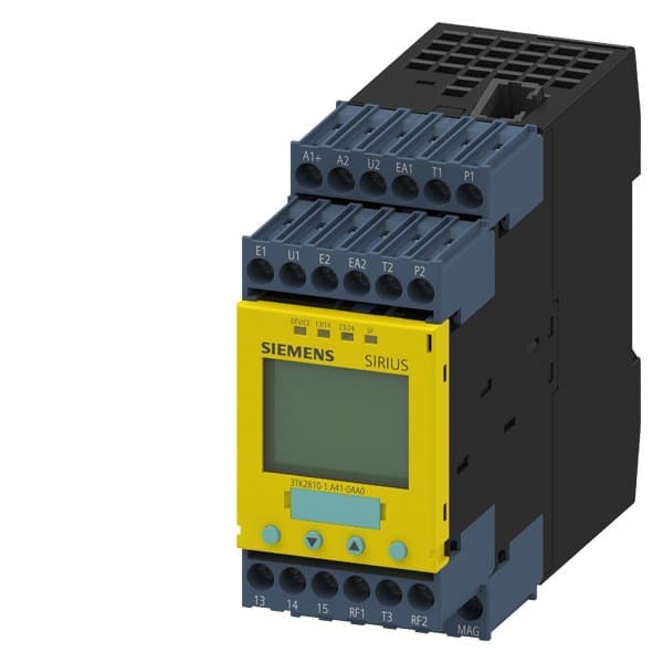 SIEMENS - Sicherheitsschaltgerät sicherheitsgerichtete Drehzahlüberwachung, DC24V, 45mm
