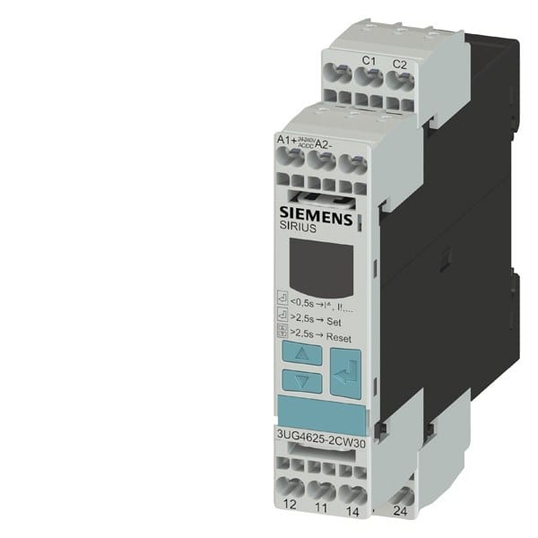 SIEMENS - Überwachungsrelais, digital, zur Fehlerstromüberwachung (mit Stromwandler 3UL23)
