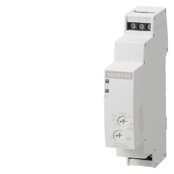 SIEMENS - Zeitrelais, elektronisch, ansprechverzögert, 1W, 7 Zeitbereiche, 0,05s-100h