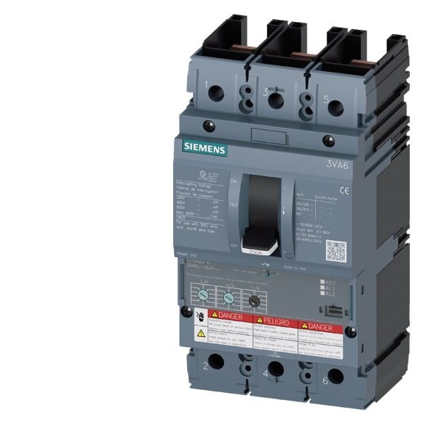 SIEMENS - Leistungsschalter, UL, Frame 250, 100 A, 3-polig, 150 kA, ETU3, LI, ohne Ansc...