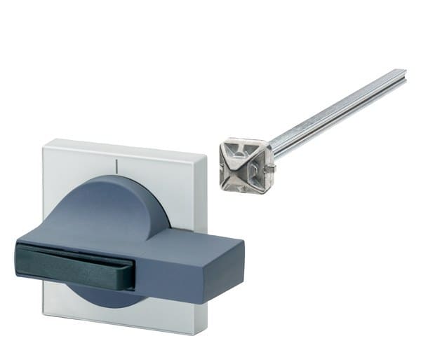 SIEMENS - Türantrieb 8UC7 Handhabe dunkelgrau/blaugrün Basic Sichtblende hellgrau