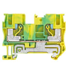 SIEMENS - PE-Klemme IPO-Technik, 6mm2 Breite 8,2mm, gelb-grün 2 Schlusspunkte