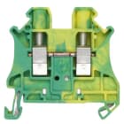 SIEMENS - PE-Durchgangsklemme mit Schraubanschluss Klemmenbreite 6,2mm Farbe grün-gelb