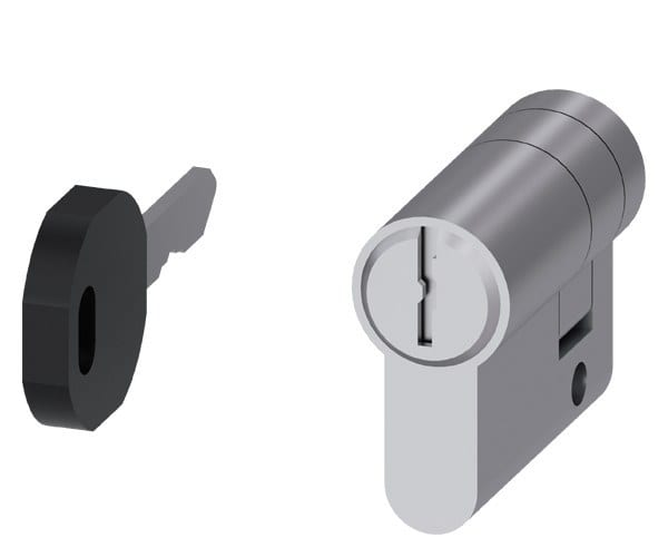 SIEMENS - ALPHA 400 Profilhalbzylinder für Wandverteiler mit E012 Schliessung