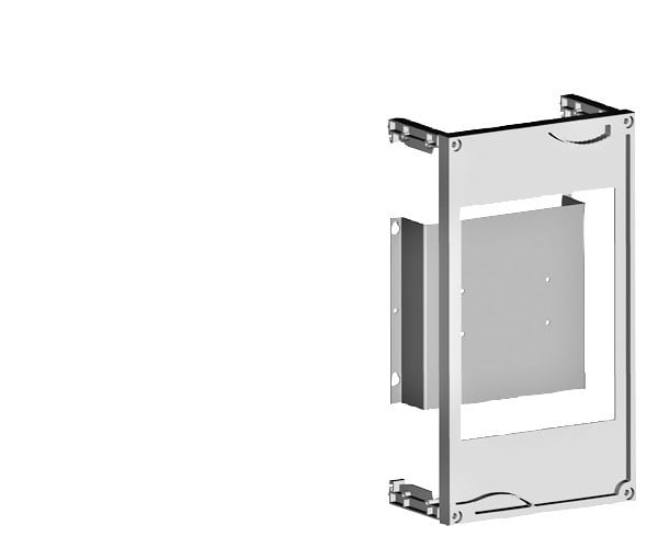 SIEMENS - ALPHA 400/630 Einbausatz H=450 B=500 2x 3NP4270 auf Tragblech