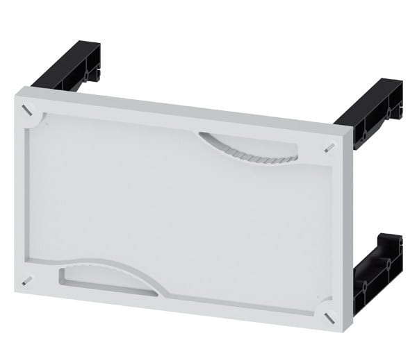 SIEMENS - ALPHA 400/630 DIN, Leerfeldabdeckungs-Einbausatz mit Stützer, H=150 B=250