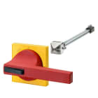 SIEMENS - Türantrieb 8UC7 Handhabe rot/blaugrün Basic Sichtblende gelb