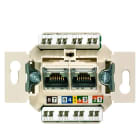 SIEMENS - DELTA UAE Anschlussdose ungeschirmt, 2x 8-polig RJ45 Kat. 6 A