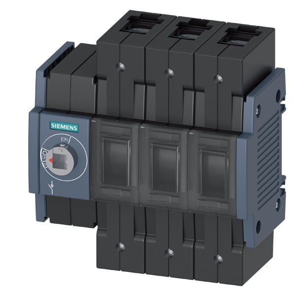 SIEMENS - Lasttrennschalter 100A, Baugr. 2, 3-polig Frontantrieb links Grundgerät