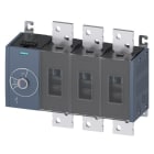SIEMENS - Lasttrennschalter 1250A, Baugr. 5, 3-polig Seitenantrieb links Grundgerät
