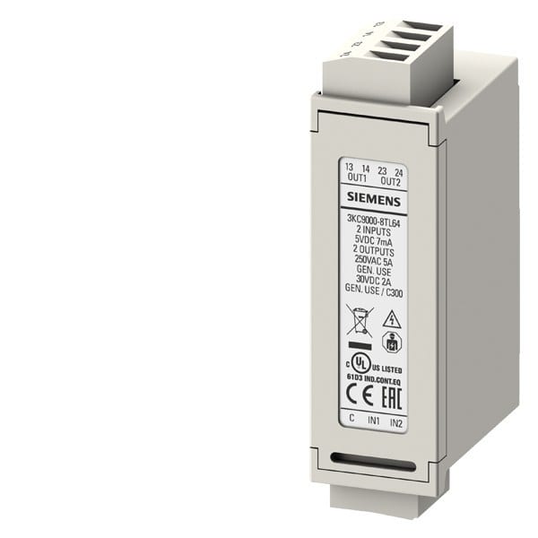 SIEMENS - ATC6 Erweiterungsmodul 2DI/2DO Relais, Zubehör für ATC6300 und ATC6500- steckbar