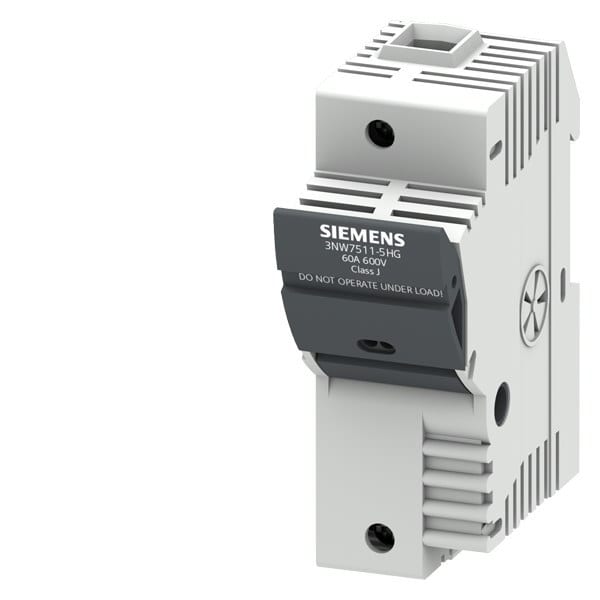 SIEMENS - SENTRON, Sicherungshalter, Class J, 1-polig, In: 60 A, Un AC: 600 V