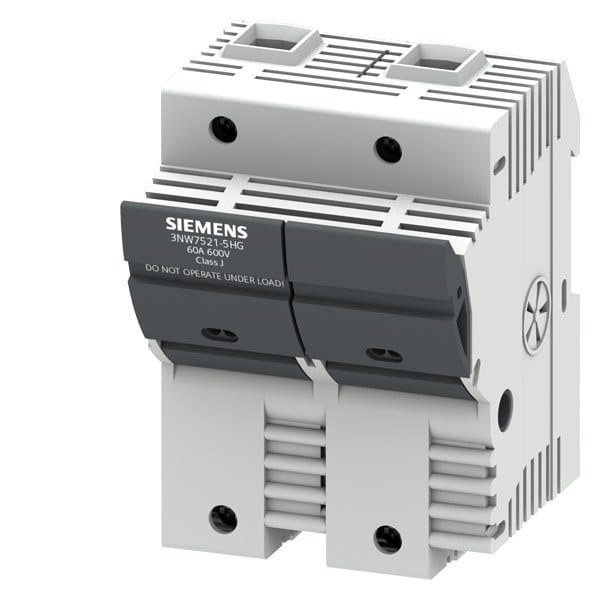 SIEMENS - SENTRON, Sicherungshalter, Class J, 2-polig, In: 60 A, Un AC: 600 V
