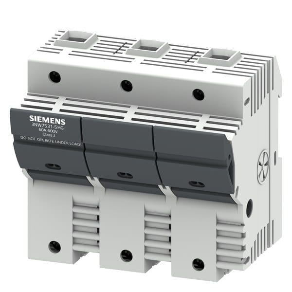 SIEMENS - SENTRON, Sicherungshalter, Class J, 3-polig, In: 60 A, Un AC: 600 V