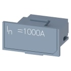 SIEMENS - Bemessungsstrommodul 1000A Zubehör für Leistungsschalter 3WL10 / 3VA27