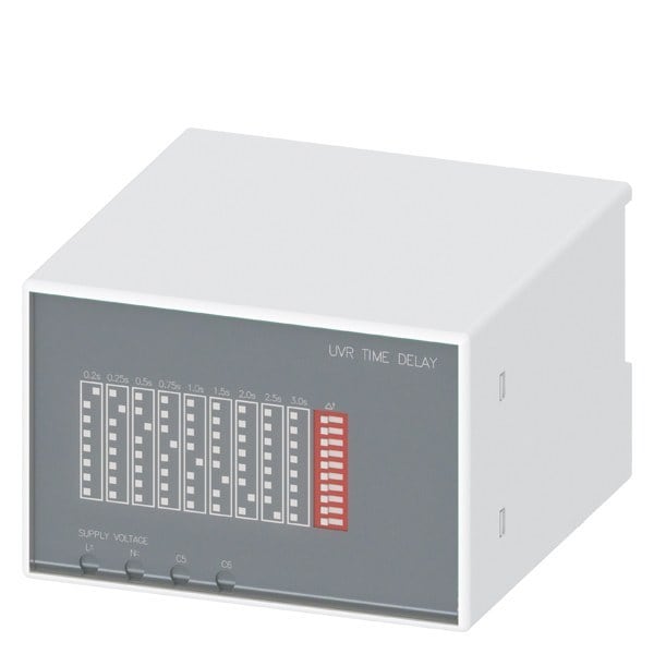 SIEMENS - Verzögerungsgerät (einstellbar) für Unterspannungsauslöser UVR 48V AC/DC