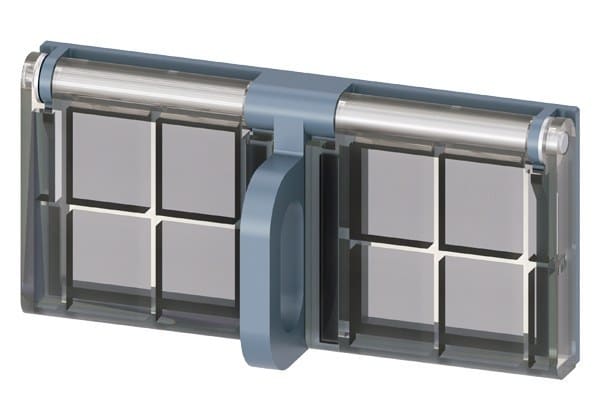 SIEMENS - Verriegelungsset für mechanisch EIN und/oder AUS, Bügelschloss 2 x D=8mm, Metal