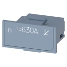 SIEMENS - Bemessungsstrommodul 630A L aus Überlastschutz L = OFF Zubehör