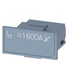 SIEMENS - Bemessungsstrommodul 1600A L aus Überlastschutz L = OFF ausschließlich MCCB