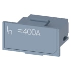 SIEMENS - Bemessungsstrommodul 400A RC f. externe Differenzstommessung