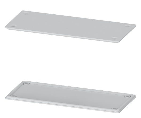 SIEMENS - ALPHA 400/630 DIN Blindflanschplatte IP55 aus Metall RAL7035