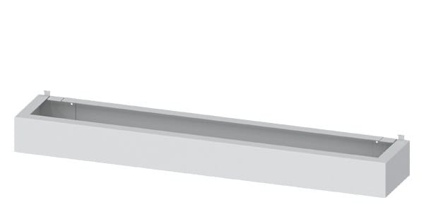 SIEMENS - ALPHA, Sockel, H: 100 mm, B: 1050 mm, T: 210 mm, RAL 7035