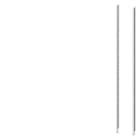 SIEMENS - ALPHA 630/1600 DIN Längsholme 2 Stück Längsholme, H=1800mm für Tiefe 250/320mm