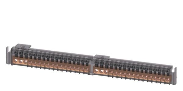 SIEMENS - N/PE-Klemmleiste Schraubtechnik N=3x 16mm2 und 14x 10mm2 PE=3x 16mm2