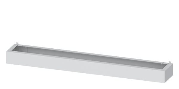 SIEMENS - ALPHA, Sockel, H: 100 mm, B: 1300 mm, T: 210 mm, RAL 7035