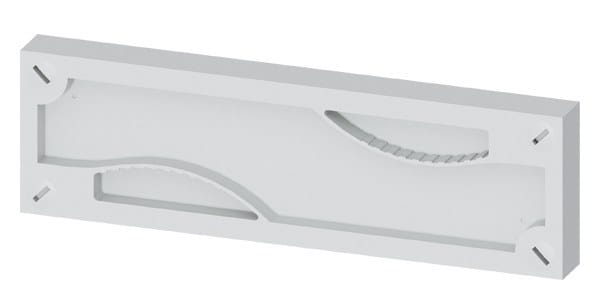SIEMENS - ALPHA 630 DIN, Abdeckung Höhe=75mm, Breite=250mm, geschlossen