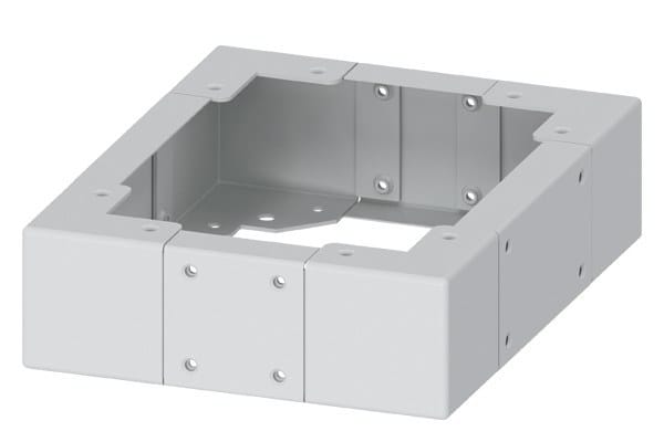 SIEMENS - ALPHA, Sockel, H: 100 mm, B: 300 mm, T: 400 mm, RAL 7035