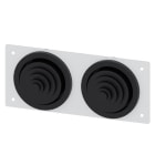 SIEMENS - ALPHA Kabeleinfuehrungsflansch IP55, SK1 mit 2 x Kabeltuelle 8HC6900