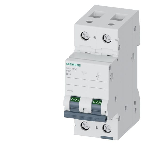 SIEMENS - Leitungsschutzschalter 400V 10kA, 2-polig, B, 13A