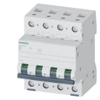 SIEMENS - Leitungsschutzschalter 400V 10kA, 4-polig, B, 6A