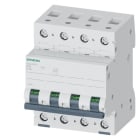 SIEMENS - Leitungsschutzschalter 400V 10kA, 4-polig, D, 1,6A